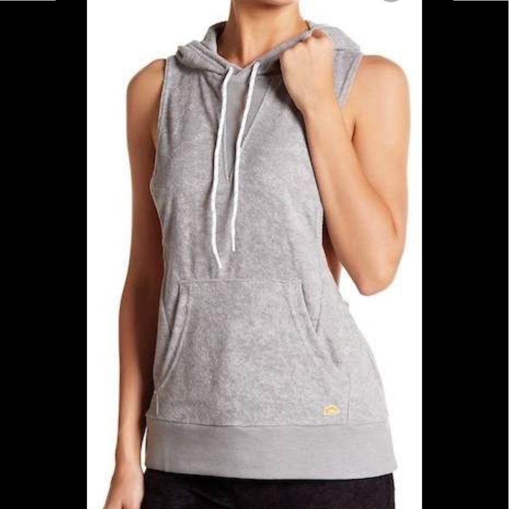 C&C California Sleeveless Mesh Hoodie